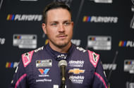 Alex Bowman during the 2025 NASCAR Cup Series Playoff Media Day - Source: Imagn